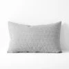 Chambray Quilted Standard Pillowcase - Dove -Homewares Shop quilted chambray pillowcase dove