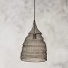 Cone Pendant - Matt Gold -Homewares Shop rubystar cone crochet lamp matte gold