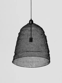 Cone Pendant Large - Black