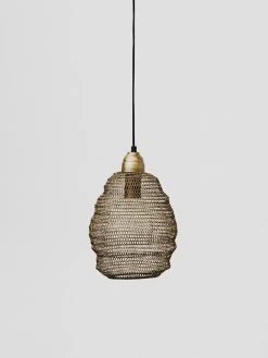 Ball Pendant Mini - Matt Gold