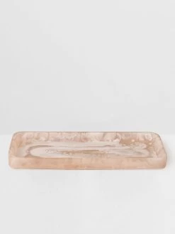 Flow Bathroom Tray - Peach Blush
