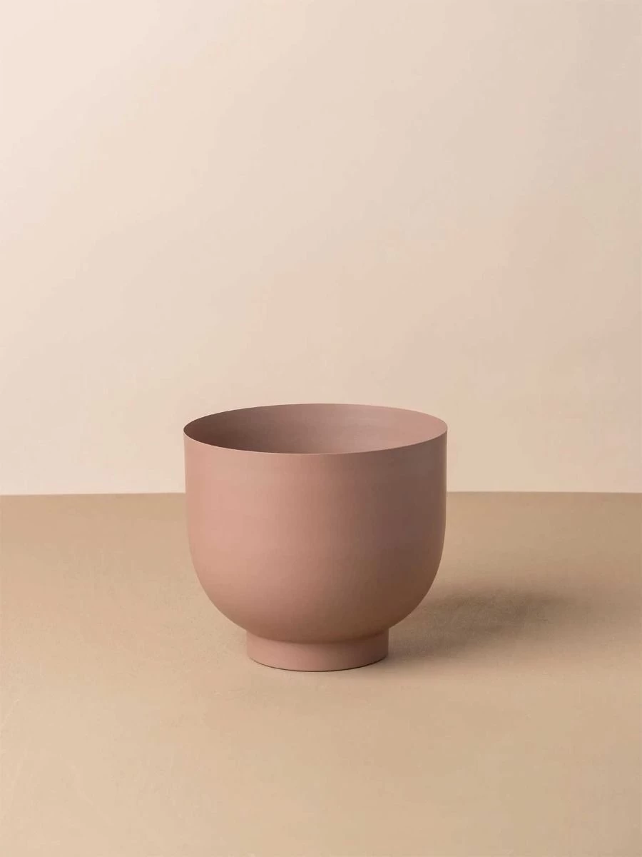 Yaamur Medium Planter - Pink Clay 3 Yaamur Medium Planter - Pink Clay