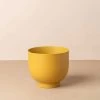 Yaamur Medium Planter - Mustard -Homewares Shop saarde yaamur planter saffron medium