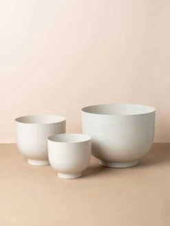 Yaamur Small Planter - Stone -Homewares Shop saarde yaamur planters clay 1