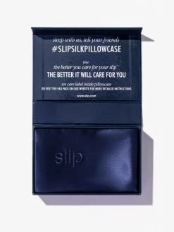 Slip Silk Pillowcase - Navy 10 Slip Silk Pillowcase - Navy -Homewares Shop slip pillowcase navy 5