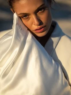 Slip Silk Pillowcase - White 17 Slip Silk Pillowcase - White -Homewares Shop slip pillowcases mask 10