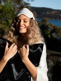 Slip Silk Sleep Mask - White 14 Slip Silk Sleep Mask - White -Homewares Shop slip pillowcases mask 12