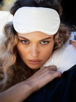 Slip Silk Sleep Mask - White 13 Slip Silk Sleep Mask - White -Homewares Shop slip pillowcases mask 8