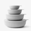 Nesting Bowls - Set Of 4 In Smoke 2 Nesting Bowls - Set Of 4 In Smoke -Homewares Shop styleware nesting bowls smoke 1
