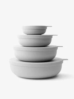 Nesting Bowls - Set Of 4 In Smoke