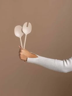 Salad Server Set - Biscotti 13 Salad Server Set - Biscotti -Homewares Shop styleware salad set biscotti 4 1