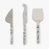 Cheese Knives Set - Monochrome 1 Cheese Knives Set - Monochrome -Homewares Shop tasteology cheese knives monochrome 1
