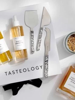 Cheese Knives Set - Monochrome 11 Cheese Knives Set - Monochrome -Homewares Shop tasteology cheese knives monochrome 5