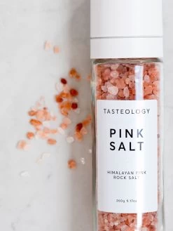 Himalayan Pink Rock Salt -Homewares Shop tasteology lifestyle pink salt 2 1