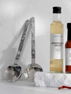 Salad Servers - Monochrome 10 Salad Servers - Monochrome -Homewares Shop tasteology salad servers monochrome 4