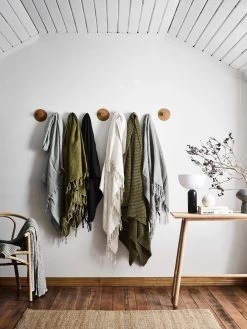 Vintage Linen Fringe Throw - Limestone 8 Vintage Linen Fringe Throw - Limestone -Homewares Shop throws limestone olive white slate dove