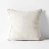Vintage Linen Fringe Cushion - Sand -Homewares Shop vintage linen fringe cushion sand