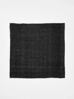 Vintage Linen Napkins Set Of 4 - Black -Homewares Shop vintage linen napkin black