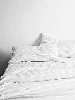 Vintage Stripe Sheet Set - Dove