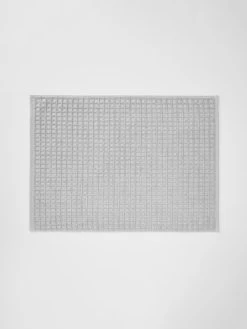 Waffle Bath Towel Set - Dove 10 Waffle Bath Towel Set - Dove -Homewares Shop waffle bath mat dovegrey 1