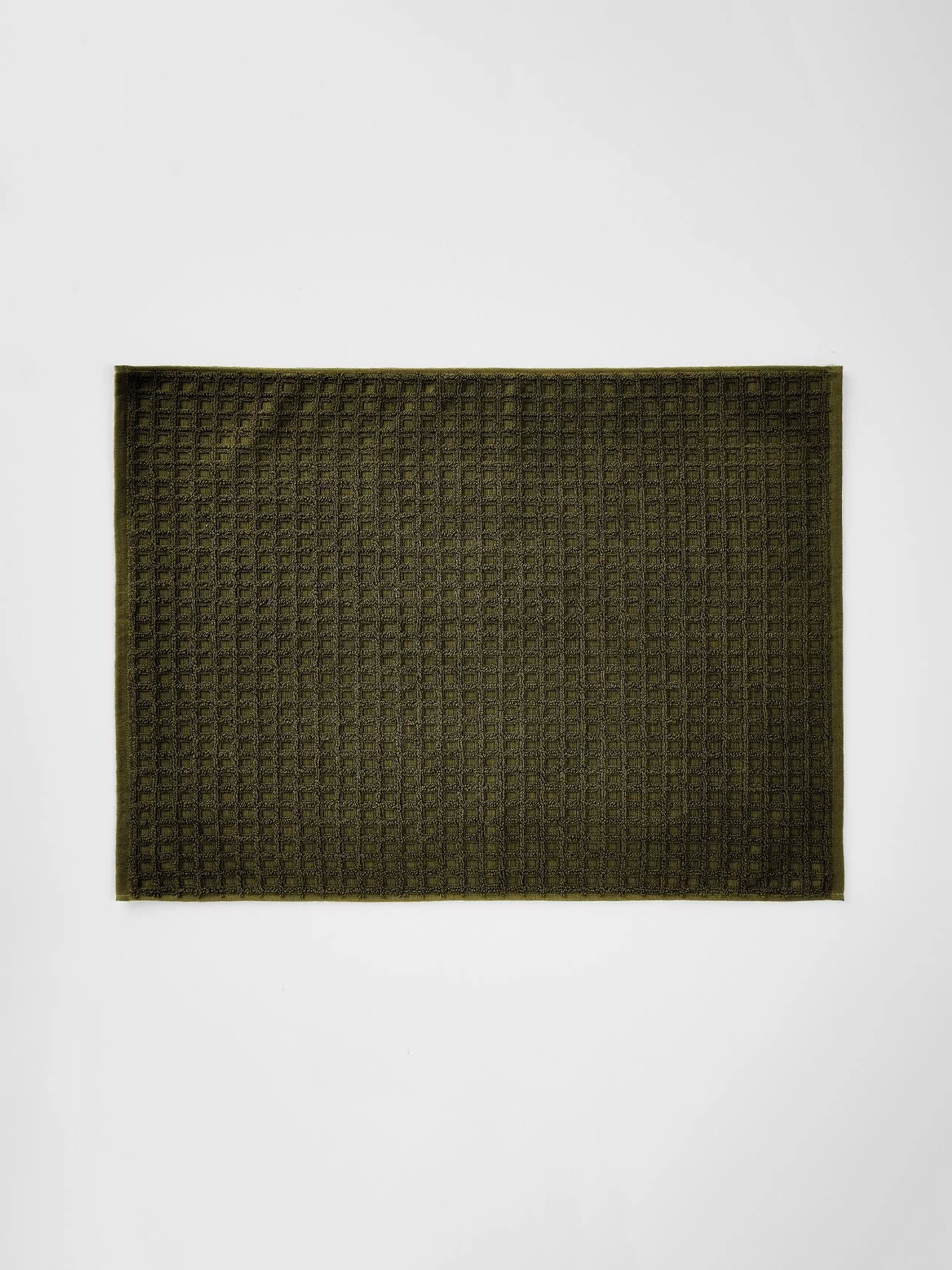 Waffle Bath Mat - Khaki 3 Waffle Bath Mat - Khaki
