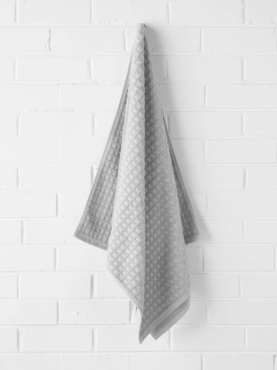 Waffle Bath Towel Set - Dove 5 Waffle Bath Towel Set - Dove - Image 3