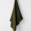 Waffle Bath Towel - Khaki -Homewares Shop waffle bath towel khaki