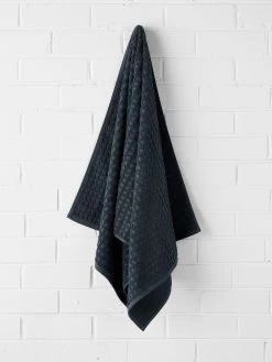 Waffle Bath Towel - Slate