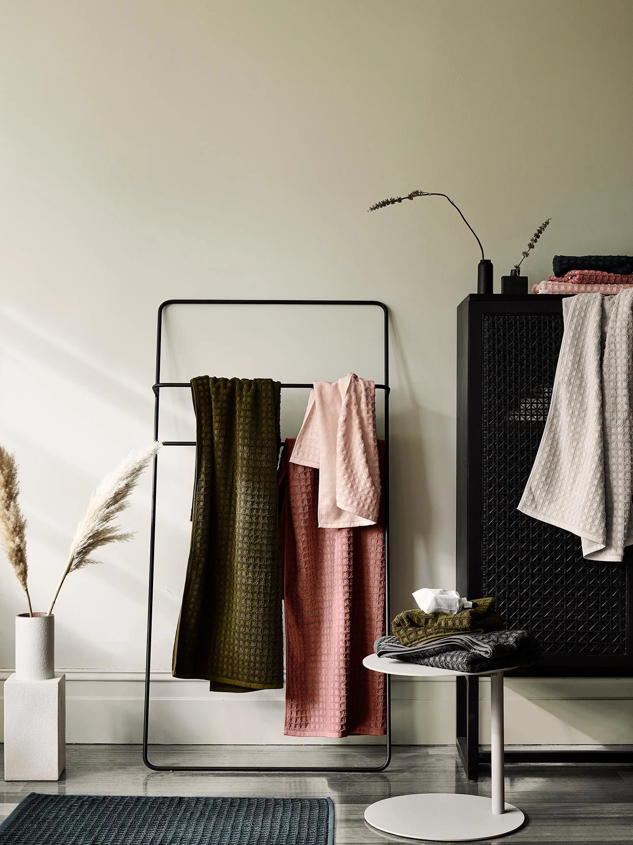 Waffle Bath Towel Set - Natural 3 Waffle Bath Towel Set - Natural