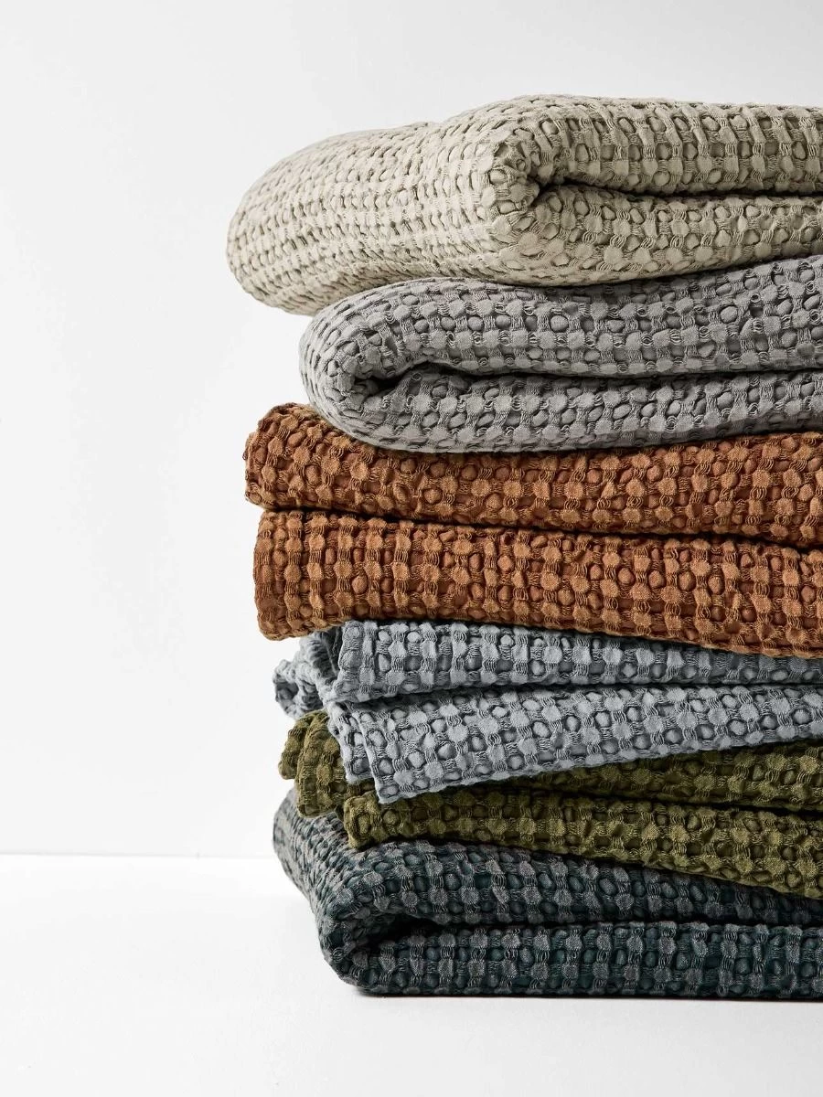 Waffle Throw - Caper 6 Waffle Throw - Caper - Image 4