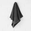 Waffle Hand Towel - Charcoal -Homewares Shop waffle hand towel charcoal