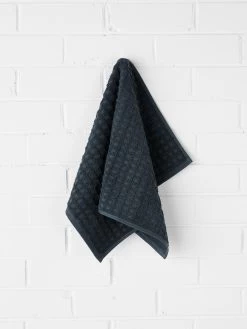 Waffle Hand Towel - Slate