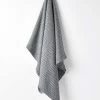 Waffle Throw - Dusty Blue -Homewares Shop waffle throw dusty blue