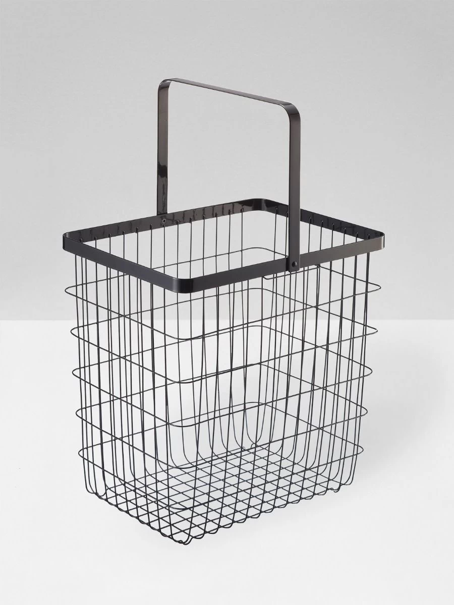 Yamazaki Tower Laundry Basket - Black 3 Yamazaki Tower Laundry Basket - Black