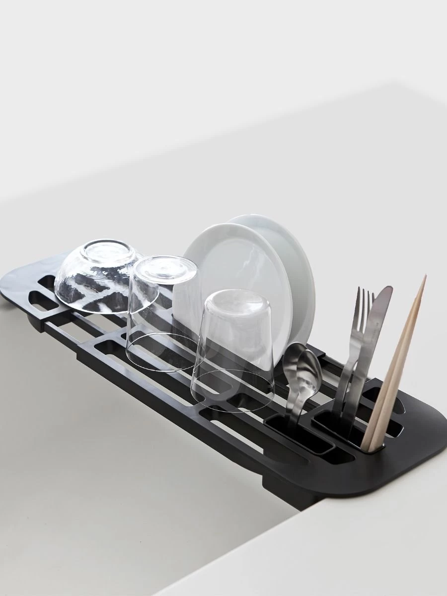 Yamazaki Tower Sink Drainer - Black 3 Yamazaki Tower Sink Drainer - Black